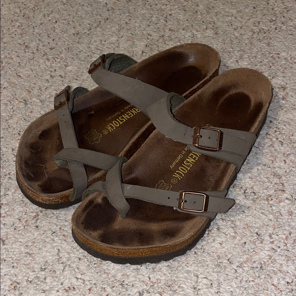 Birkenstock Olive Double-Strap Sandals